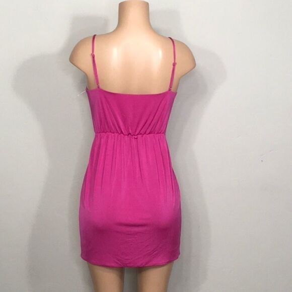 Pink wrap mini dress. New - Picture 9 of 16